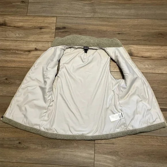 Women’s Patagonia Los Gatos Vest SZ Medium Full Zip Tan Brown Logo - Picture 10 of 11